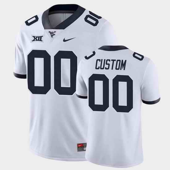 Men Women Youth Toddler West Virginia Mountaineers Custom Game White College Football Jersey